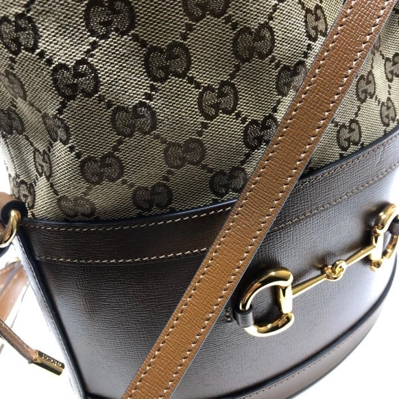 Hyper Peter GUCCI small Horsebit bag bucket 1955 0822
